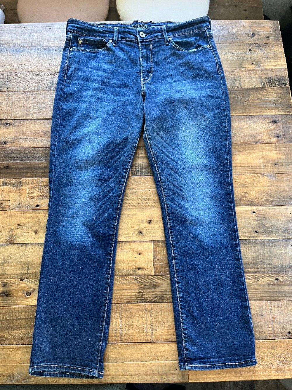 Denizen from Levi's Modern Slim High Rise Jeans Medium Blue 34